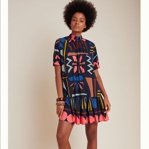Anthropologie Geometric Dress